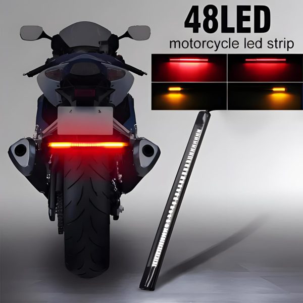 Universal 48 LED Back Light Strip with Indicators