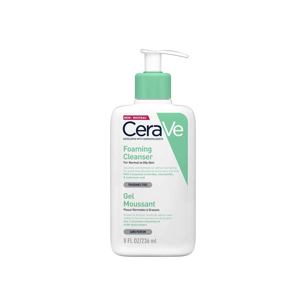 Cerave Foaming Cleanser For Normal To Oily Skin 236Ml
