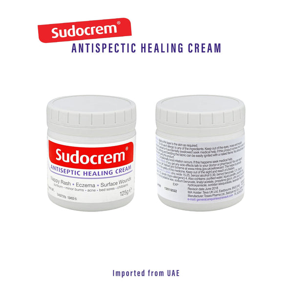 Sudocrem Antiseptic Nappy Rash Healing Cream 125g