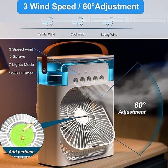 Mini Portable Air Cooler & Humidifier